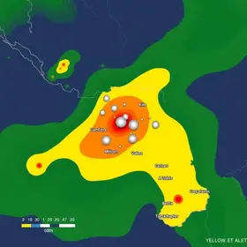 alerta amarelo tempestade granizo Campinas