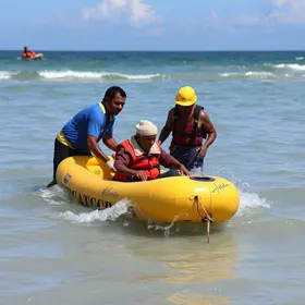 idoso resgatado Caraguá Praia da Mococa