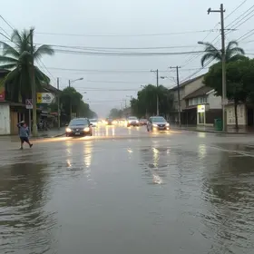 Chuva intensa em Mococa e São José do Rio Pardo