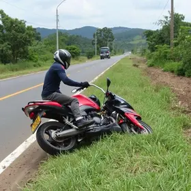 motociclista de juruaia