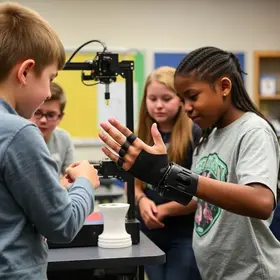 prótese de mão com impressão 3D