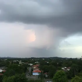 alerta amarelo de tempestade