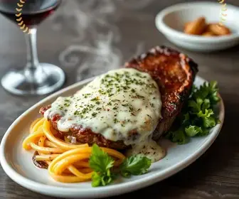 bife à parmegiana de Mococa